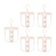 thumbnail image 4 of 5 perchas con capucha para ropa, organizador de almacenamiento para armario. Caqui, 4 of 9