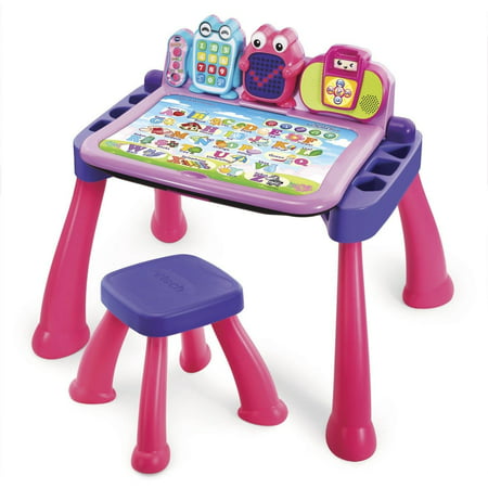 VTech Touch and Learn Activity Desk Deluxe, Pink Standard