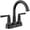 Matte Black, variant on Delta 2535-Mpu-Dst Saylor 1.2 GPM Centerset Bathroom Faucet - Black
