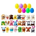 thumbnail image 2 of Easter Egg,Egg Stuffed Animal,Prefilled Easter Eggs with Mini Plush Animal Stuffed Toy for Kids Easter Egg Filler and Party Classroom Supplies Gift Exchange,Prefilled Easter Eggs(12pcs), 2 of 5