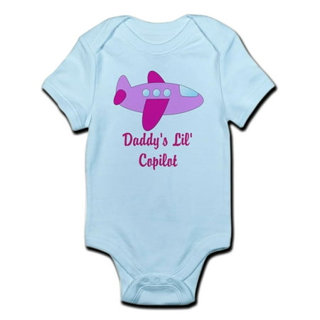 CafePress - Daddys Lil Copilot Body Suit - Baby Light Bodysuit