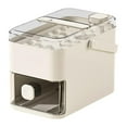 thumbnail image 1 of Bandeja de hielo con tapa Herramientas para hacer hielo Accesorios de cocina portátiles Hielos versátiles 28 cubos blancos, 1 of 9