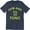 Navy Heather, variant on GYM AND TONIC Power Powered Fruit Healthy Gym Party Club Fitness Mens T-Shirt