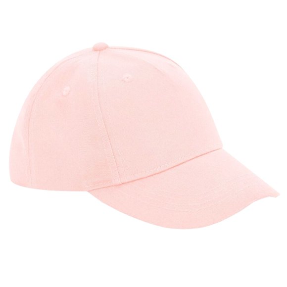 Beechfield Boys/Girls Organic Cotton 5 Panel Baseball Cap