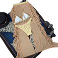 thumbnail image 4 of Bathing Suit 3Pcs/Set Swim Pool Matching Padded Charming Bra Briefs Swimwear Set with Long Pants, 4 of 5