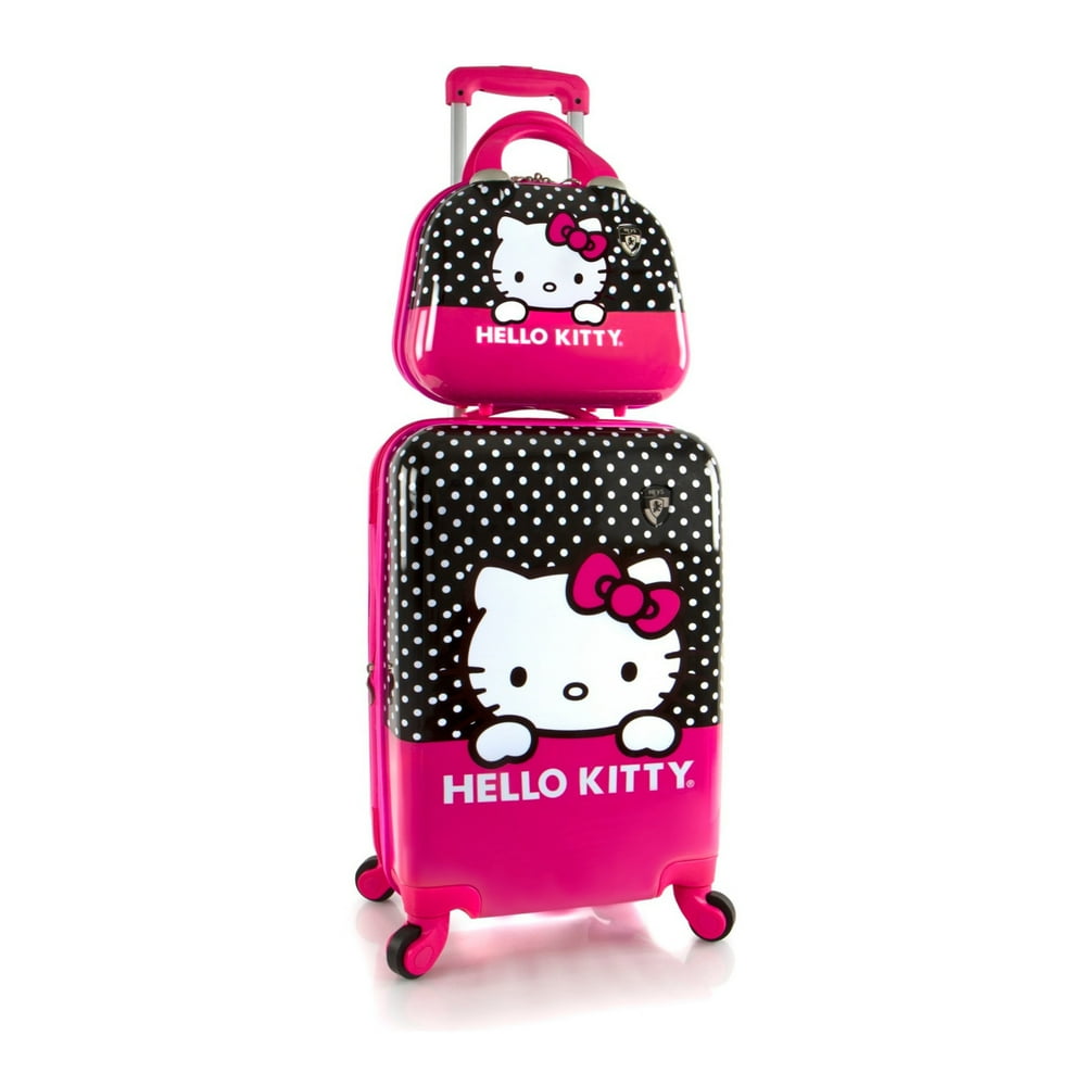 Heys Heys America Hello Kitty 21Inch Spinner Luggage and Beauty Case