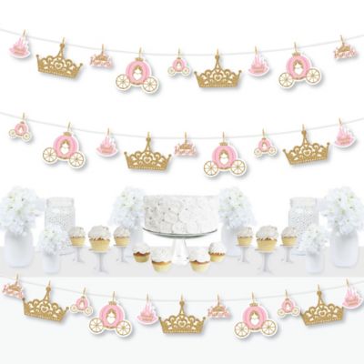 diy princess baby shower decorations