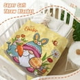 thumbnail image 5 of huguu Easter Baby Throw Blanket 30x40 Small Yellow Easter Gnome Bunny Egg Blanket for Toddler Swaddle Crib Soft Fuzzy Plush Fleece Blankets and Throws Cute Spring Floral Blanket, 5 of 6
