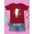 thumbnail image 3 of Lovely Kitten W Toy Hoop T-Shirt Juniors -Image by Shutterstock,  Large, 3 of 4