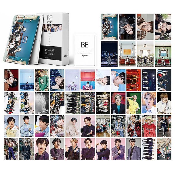 54 Uds./kpop Bangtang Boys nuevo álbum Lomo Card moda coreana lindo grupo Idol Card Be foto de tarjeta postal imprimir imagen regalo de seguidor