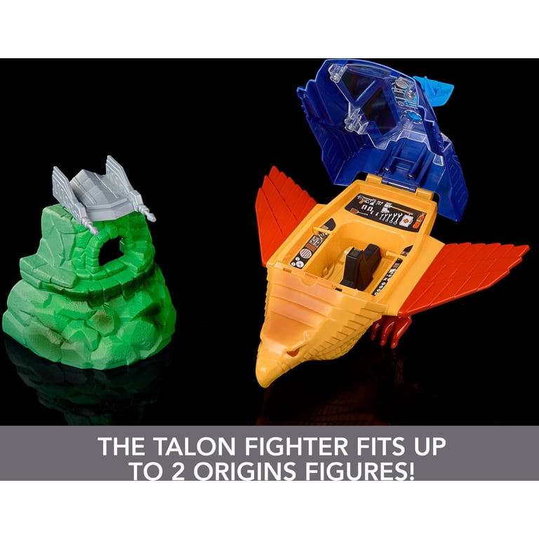 Masters of the Universe Origins Toy Vehicle and Accessories, Claw Fighter and Defense Post Point Dread, MOTU Superhero Jet and Bunker, HKM63 Masters of the Universe Origins Toy Vehicle and Accessories, Claw Fighter and Defense Post Point Dread, MOTU Superhero Jet and Bunker, HKM63