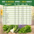 thumbnail image 4 of Organo Republic 18 Culinary Herbs Seeds Variety Pack - 10,180+ Heirloom, Non-GMO, Herbs Seeds, 4 of 6
