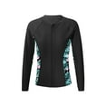 thumbnail image 5 of YiZYiF Girls Teens Tankini Swimsuit with Long Sleeve Tops Bathing Suit for Surfing Swimming Beach Pool Lily 12, 5 of 7