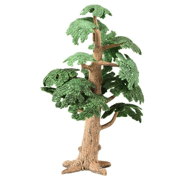 2 Pieces Miniature Fairy Garden Pine Trees Mini Plants Decor Accessories Gardening Ornament