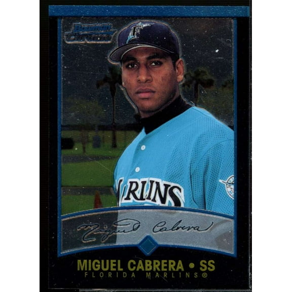 Miguel Cabrera UER Card 2001 Bowman Chrome #259