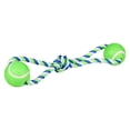 thumbnail image 4 of Dogit Knotted Rope Dog Toy, Multicoloured 2-Ball Looped Tug, 46 cm (18in), 4 of 6