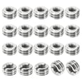 thumbnail image 1 of Unique Bargains Adaptateurs de Filetage Manchon Réducteur Écrou 20 Pcs M10x1.5 Mâle à M5x0.8 Femelle Réparation Insert Écrou 5mm, 1 of 7