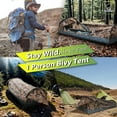 thumbnail image 7 of GEERTOP Ultralight Single Person Bivy Tent for Camp Waterproof 1 Man Tent for Camping Hiking Backpacking Hunting Outdoor Survival Gear - Easy Set Up, 7 of 7