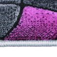 thumbnail image 6 of Masada Rugs Modern Contemporary Area Rug Mat, Purple Grey Black (2 Feet X 3 Feet) Mat, 6 of 7