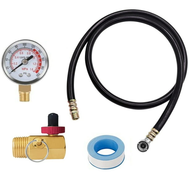 Air Tank Valve Kit with Gauge, Air Tank Repair Kit Come with 2 Inch