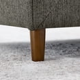 thumbnail image 6 of Hassch Dog Bed for Medium and Large Dogs, 39.5"W Pet Couch Bed with Backrest and Armrest, Linen Fabric, Dark Gray, 6 of 10