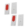 thumbnail image 1 of Juego de 4 piezas de accesorios insonorizados de bloque autoadhesivo a prueba de viento para acero plástico Gris claro, 1 of 9