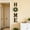 Black, variant on Kmonabie Upgraded 2 in 1 Detachable Wooden Letter Wall Wreath, Spring Alphabet Home Decor for Summer Welcome Door Hanging, 34x34x9cm