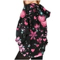 thumbnail image 4 of Sudaderas con capucha CUHK para niñas, sudadera con capucha estampada, cuello redondo, manga larga, para uso diario, ropa de abrigo informal, sudadera con capucha, blusa de poliéster para niños, 4 of 6