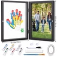 thumbnail image 2 of DIY Handprint Kit 1-Pack – Wooden Photo Frame with Acrylic Paints for Couples Family Baby Shower Gift, 2 of 7