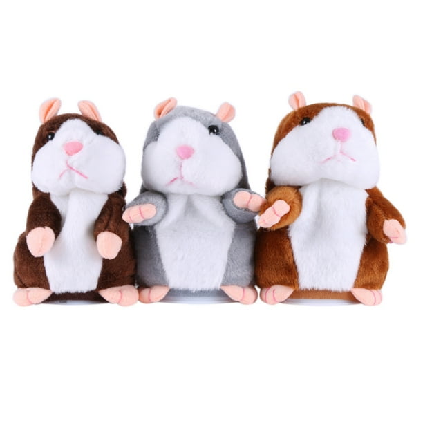 Kids Hamster Plush Speak Sound Toys Baby Electronic Pets Toys Cute Plush Dolls Sound Record