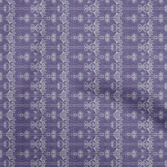 oneOone Polyester Spandex Purplish Blue Fabric Texture Sewing Material Print Fabric By The Yard 56 Inch Wide