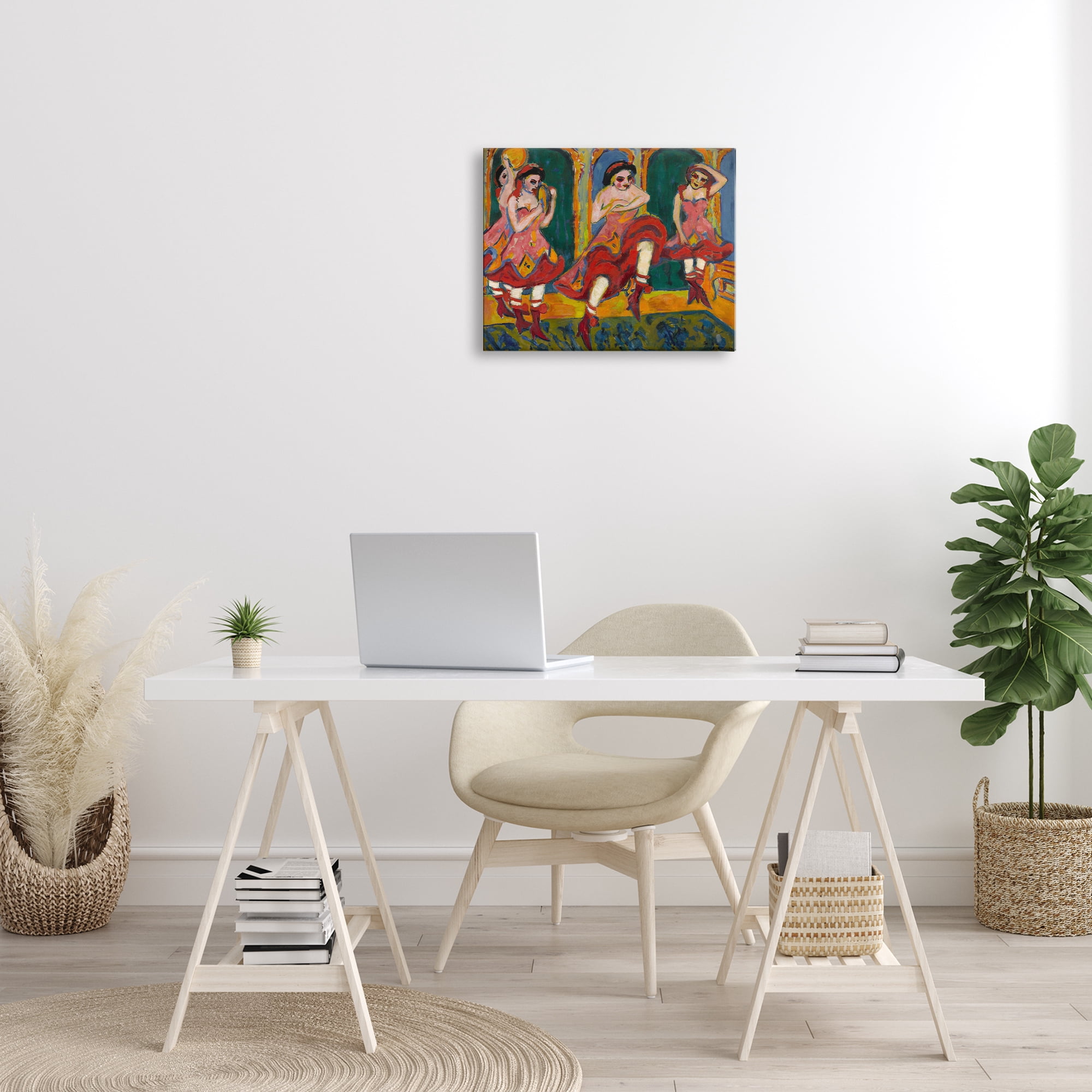 Stupell Industries Classic Czardas Dancers People Painting Wrapped Canvas Art Print Wall Art, 20 x 16
