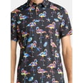 thumbnail image 3 of Birdie Bound Men's and Big Men's Novelty Print Golf Polo Shirt, Sizes S-5XL, 3 of 5