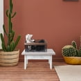 thumbnail image 5 of American Art Decor Addie Joy Step Up Decorative Wood Step Stool & Foot Rest - Grey & White Wash, 5 of 6