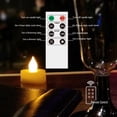 thumbnail image 3 of Velas LED sin llama QIDEA impermeables con mando a distancia, paquete de 3, 3 of 6