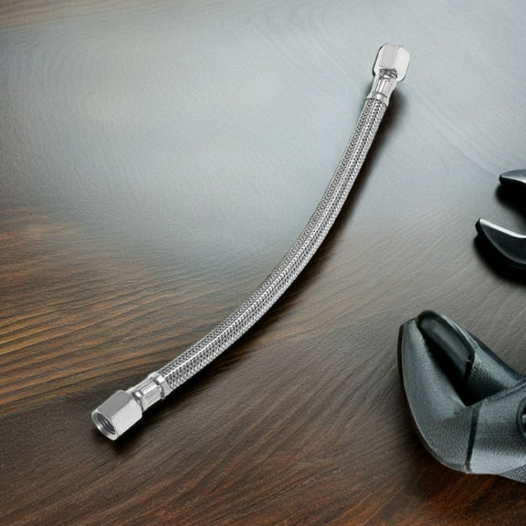 LOLIPPYY 2Pcs Air Compressor Replacement Hose Stainless Steel Tubing with Easy Maintenance Design