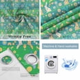 thumbnail image 2 of Fsddascl Green Rabbit Blackout Curtains for Bedroom/Living Room, Thermal Insulated Kitchen Curtains, Watercolor Funny Farmhouse Bunny Flowers Grommet Darkening Window Treatment Drapes 52"x84"x2, 2 of 6