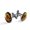 Color 2, variant on Men's Classic Stainless Steel, Skull Flowers Pattern Cufflinks Business Wedding Shirts, Black