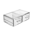 thumbnail image 2 of Milageto Desk Organizer with Drawers 2 Tier Acrylic Storage Box for Bathroom Tabletop B, 2 of 8