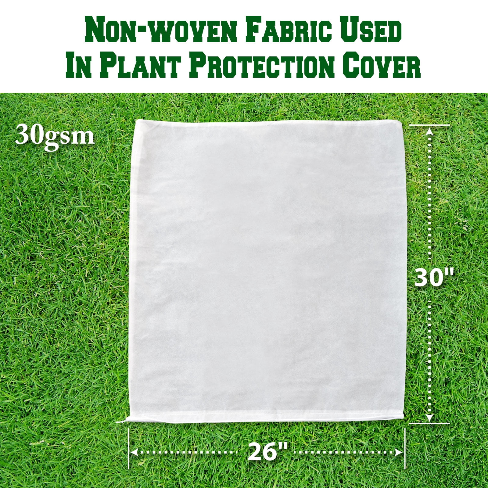 Strong Camel Warm Worth Plant Cover Tree/Shrub Cover Plant Protecting &Frost Protection Bag (30” H x 26” Dia)