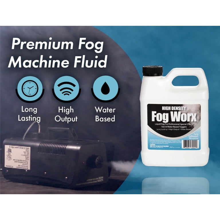 Sanco FogWorx Fog Juice, Water-Based Fluid for Fog Machines, 32 oz