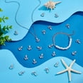 thumbnail image 4 of 100Pcs Anchor Pendant Charm Ocean Themed Metal Pendants Bead Vintage Anchor Pandent Sea Nautical Necklace Charms for DIY Sailor Navy Ornaments Jewelry Making Accessories, 4 of 6