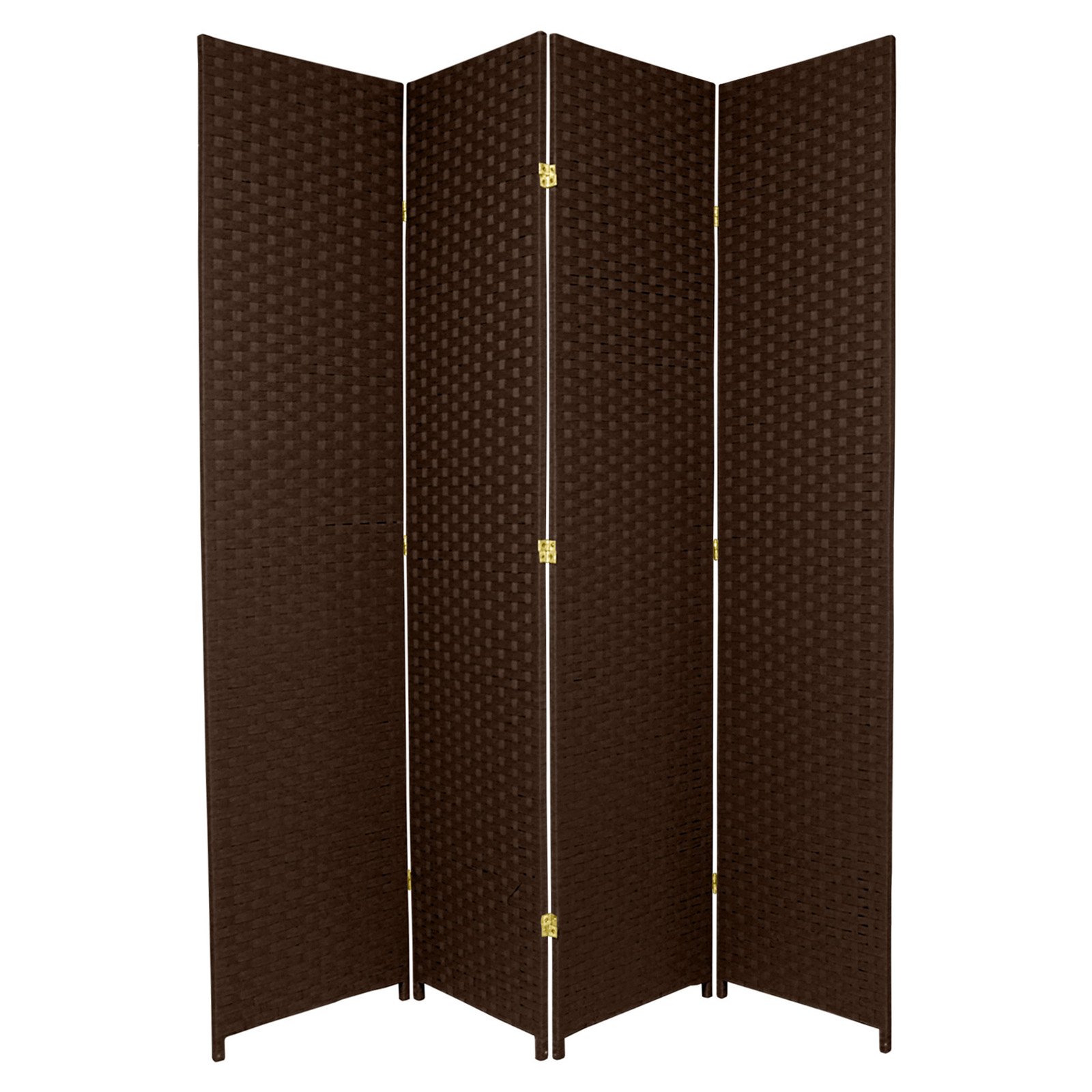Oriental Furniture Woven Fiber Room Divider