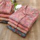 thumbnail image 4 of Pijama vintage de crepe teñido en hilo de algodón puro para mujer, estilo étnico, hilo de algodón de doble capa, primavera y otoño, fino, de mediana edad y mayores, 4 of 6