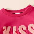 thumbnail image 7 of Durtebeua 2Pcs Toddler Baby Girl Valentine's Day Clothes Heart Print Long Sleeve Sweatshirt + Pants Sets Z03-Hot Pink,3-4 Years, 7 of 7