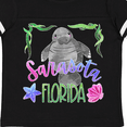 thumbnail image 4 of Inktastic Sarasota Florida Cute Swimming Manatee Boys or Girls Toddler T-Shirt, 4 of 5