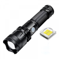 thumbnail image 1 of Waterproof XHP50 cross-border retractable flashlight aluminum alloy strong light flashlight power display USB charging P50, 1 of 4
