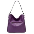 thumbnail image 5 of Montana West Hobo Bags for Women Top Handle Satchel Shoulder Purse Bucket Handbag, A-Purple, 5 of 7