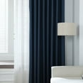 ALSLIAO Thermal Thick Blackout Curtains Ring Top Eyelet Ready Made Pair
