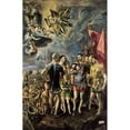 thumbnail image 2 of Greco, El 17x24 Black Modern Framed Museum Art Print Titled - The Martyrdom Of Saint Maurice, 2 of 4
